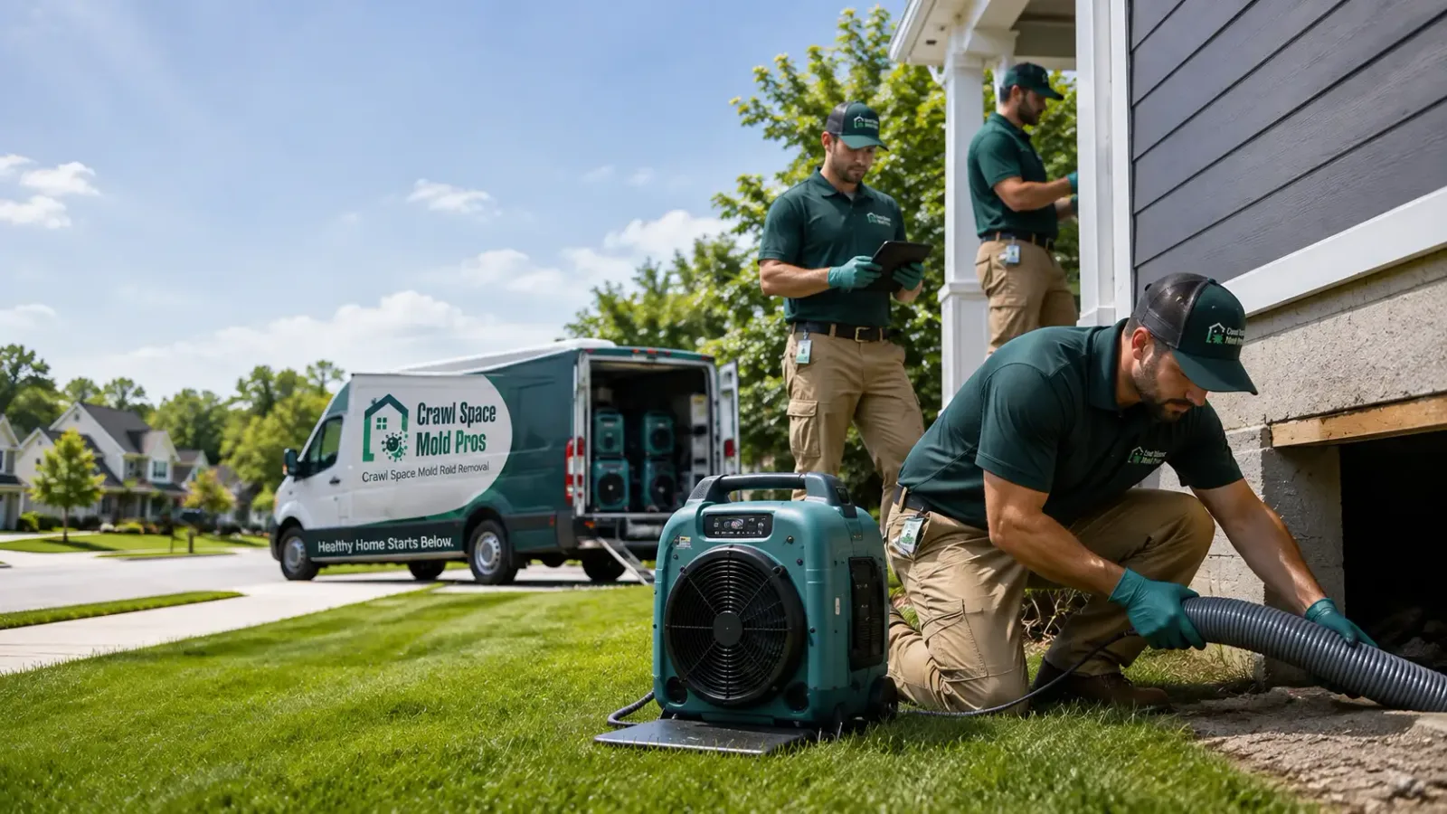 Crawl Space Mold Removal in Marshalltown, IA